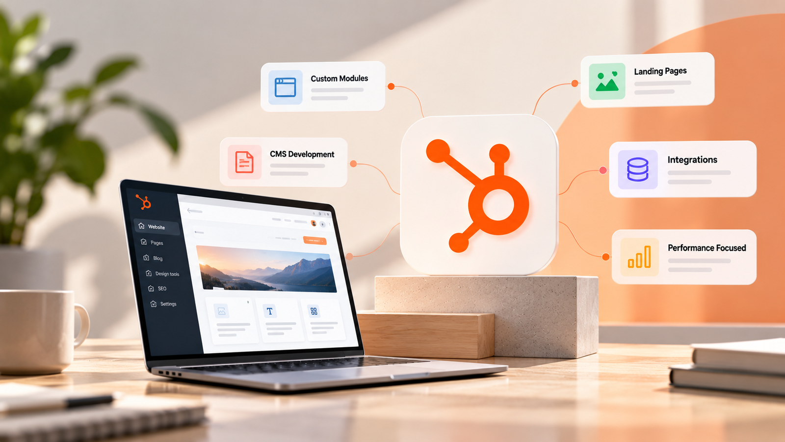 HubSpot CMS development services by Zelthra — themes, modules, HubDB and workflow automation